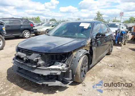 2022 Honda Civic Sport z USA, uszkodzony, nr VIN 2HGFE2F56NH542993